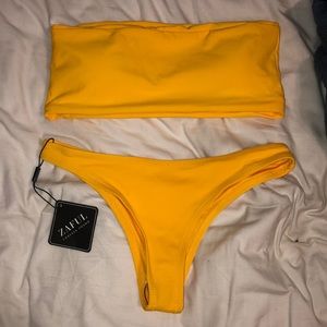 ZAFUL YELLOW BIKINI
